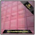 PVDF Coating Designed Perforated Pattern Aluminum Curtain Wall (KH-CW-60)